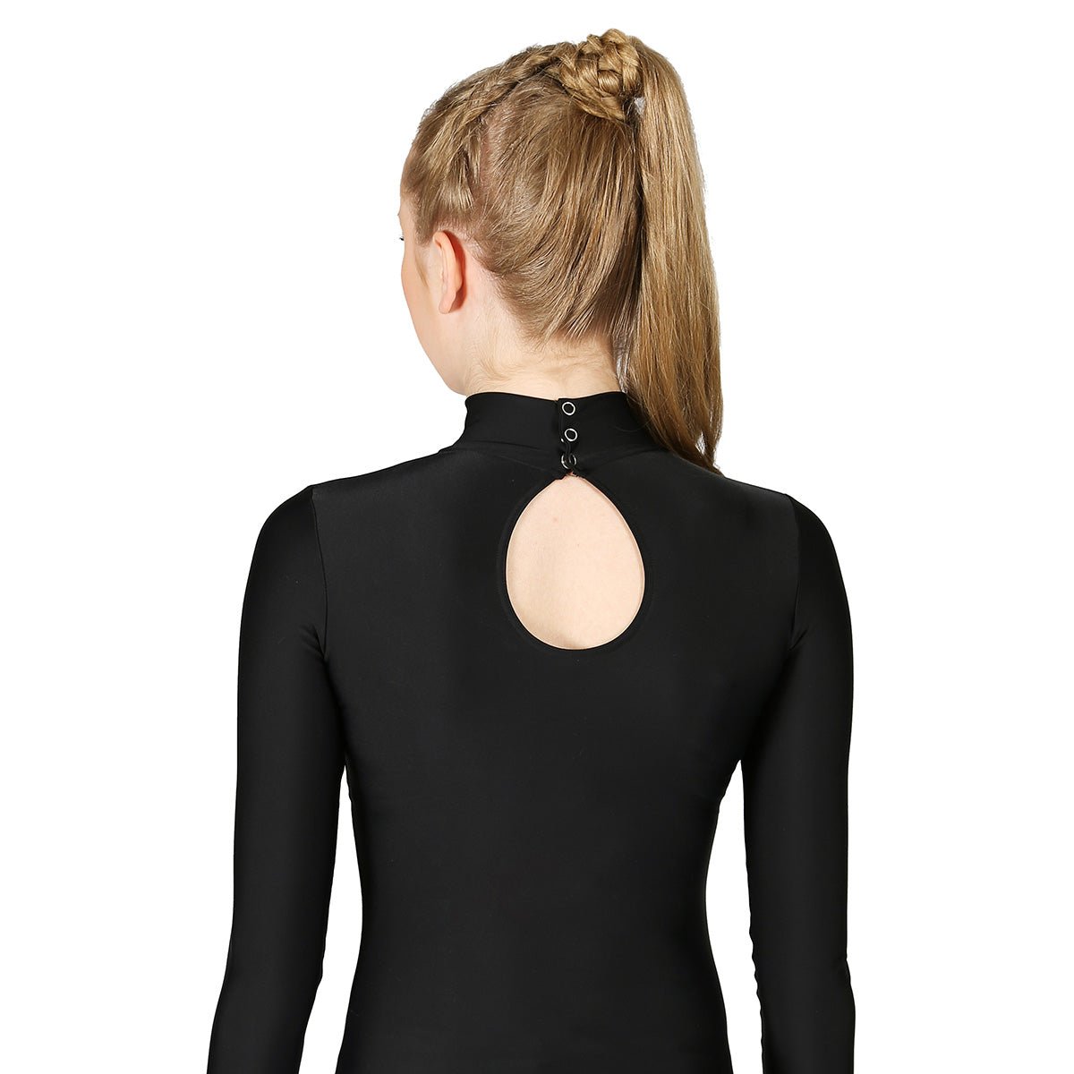 Haalari, pystykaulus, pisara, sormilenkit - Miatre - 120 - musta