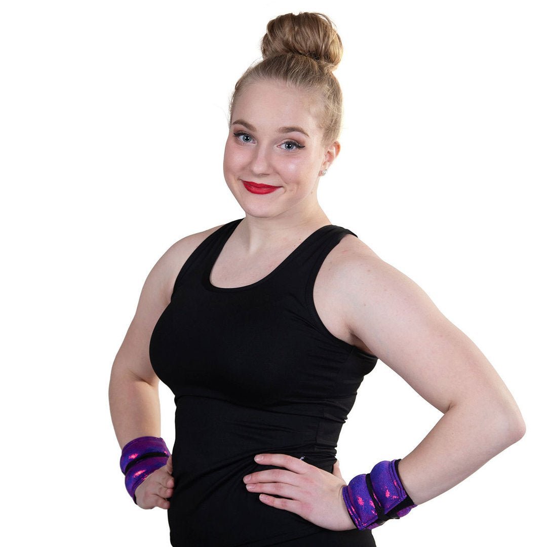 Nilkka/rannepaino-pari (2 kpl), 500g - Miatre - lime liquid foil -