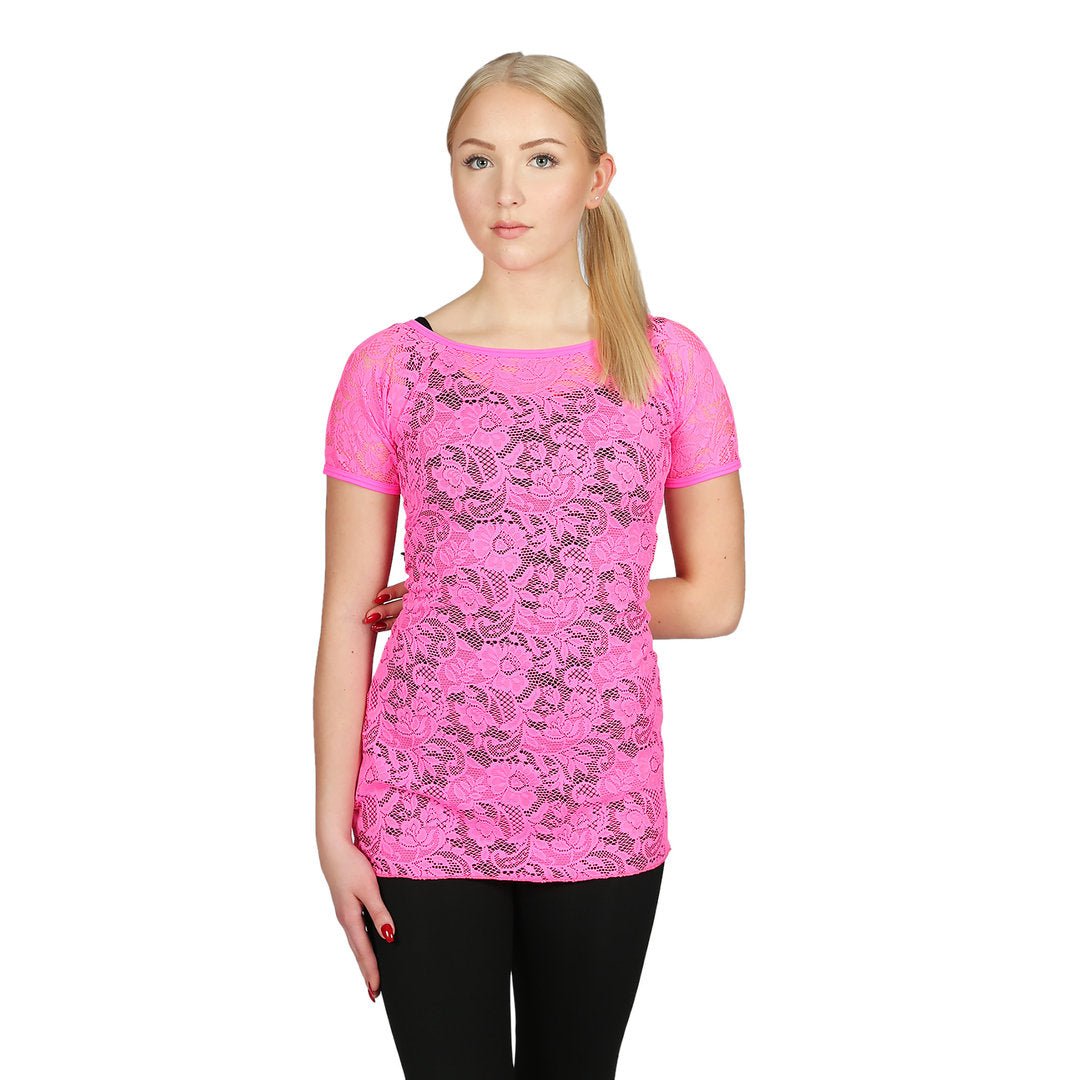 Pitsipaita Desiree - Miatre - L - neon_pinkki