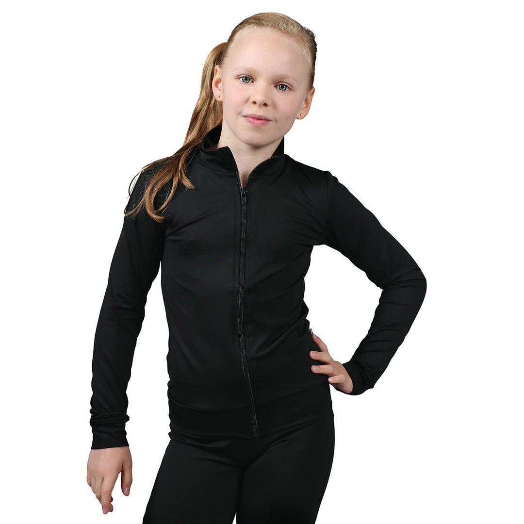 Takki Tight jacket lasten, supplex - Miatre - 110 - musta