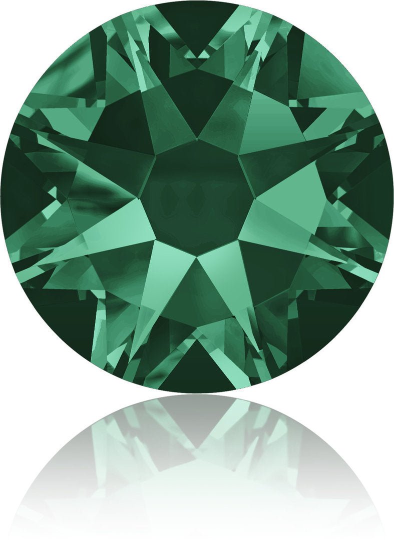 Swarovski liimattava strassi SS16 Värillinen - Miatre - emerald