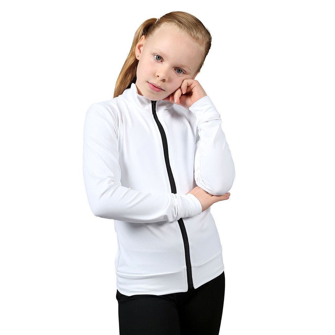 Takki Tight jacket lasten, supplex - Miatre - 110 - valkoinen